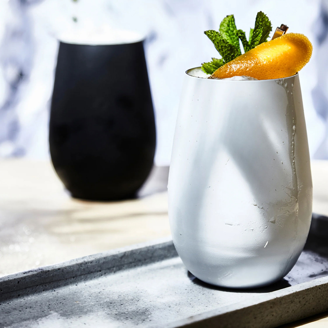 6 Glasses Black/Bronze Elements 465 ml - Stölzle Lausitz - 5602737108902