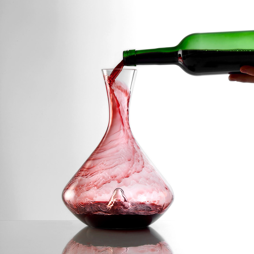 Decanter Fire Vulkanos 750ml em vidro cristalino, com gargalo fino - Stölzle Lausitz - 4012632109026