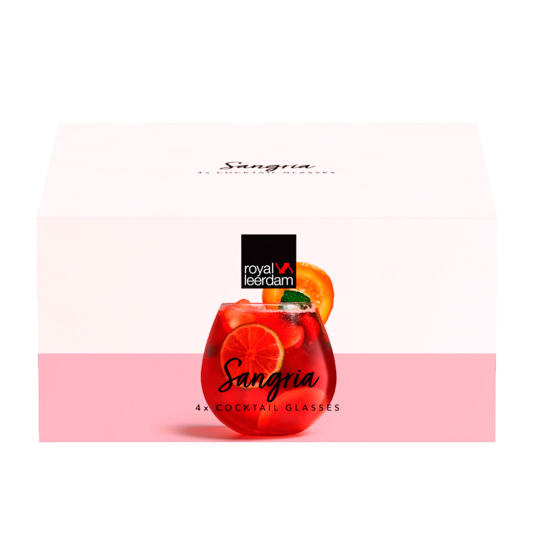 4 Copos Sangria 590ml - Leerdam Crisal Glass - 8710964610437