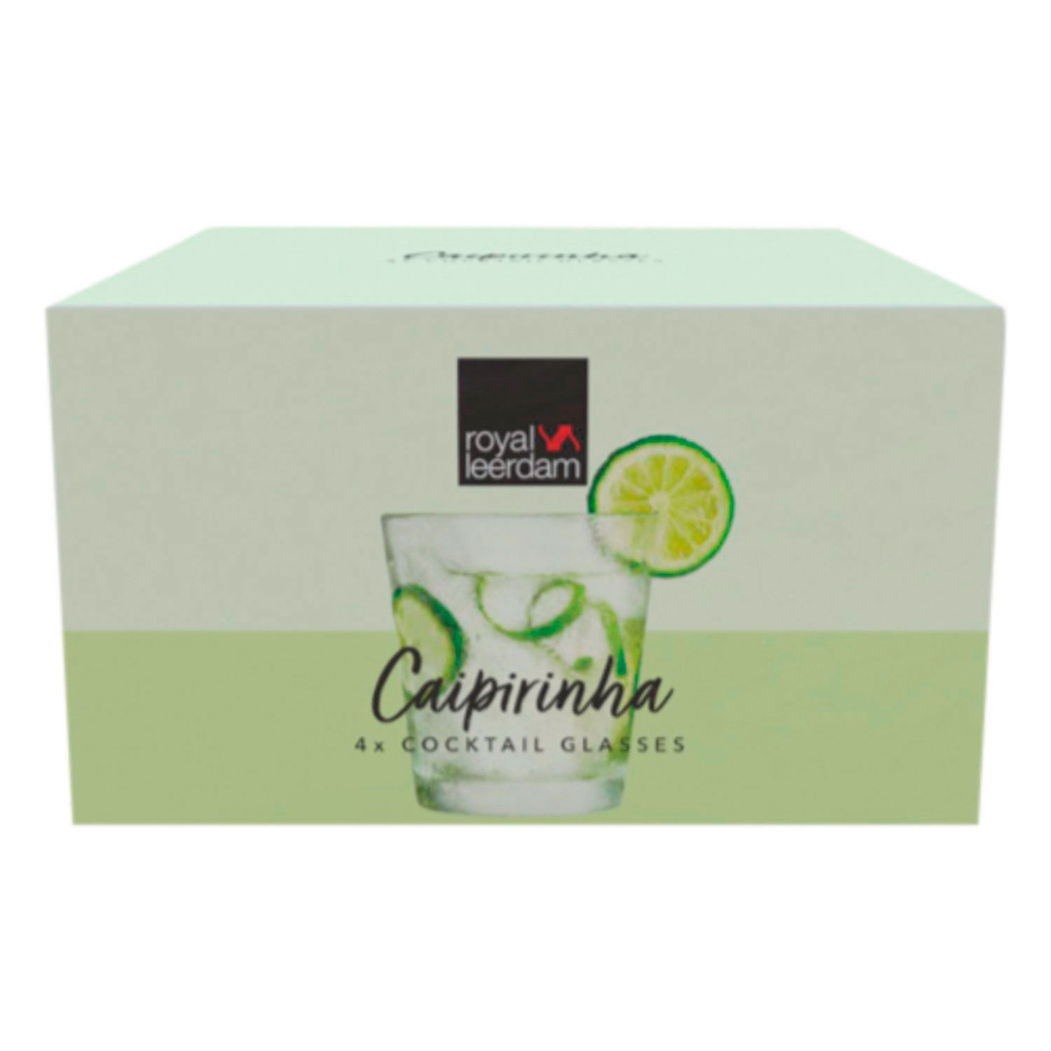 4 Copos Caipirinha 350ml - Leerdam Crisal Glass - 8710964820843