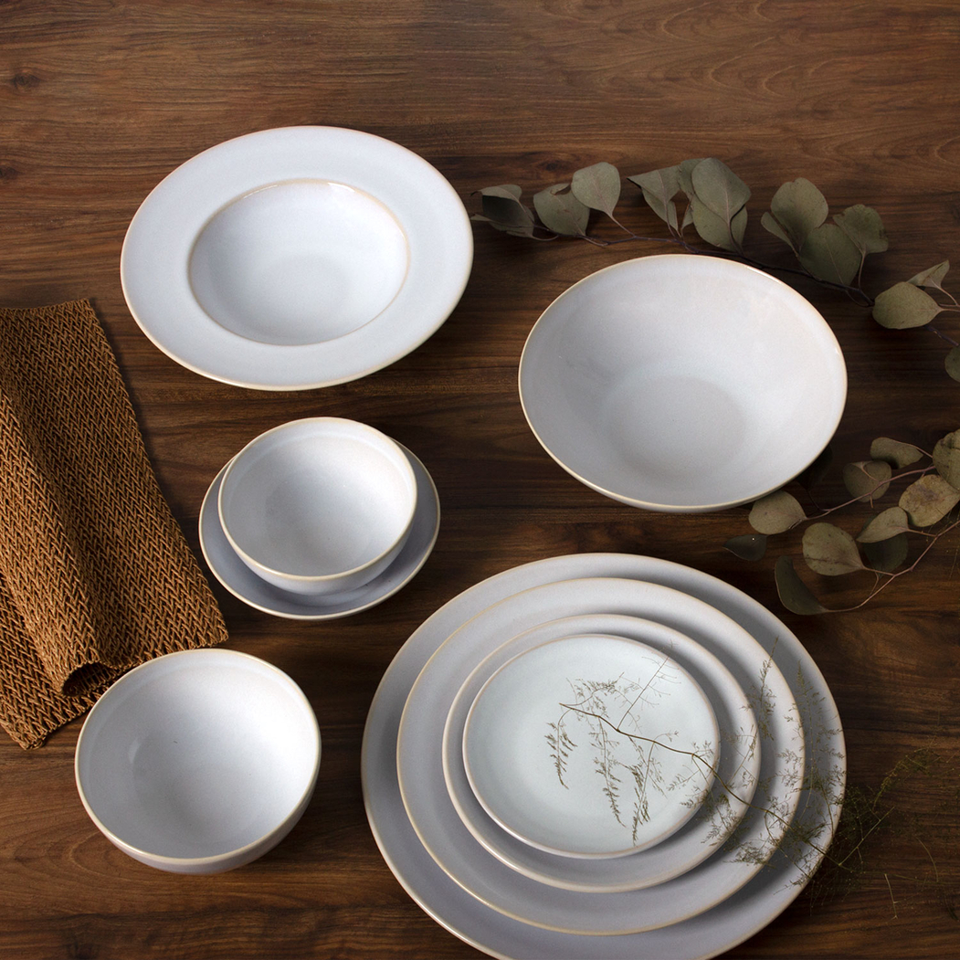 Pure Charger Plate 32cm, reinforced Stoneware - Servotel - 5602737099477