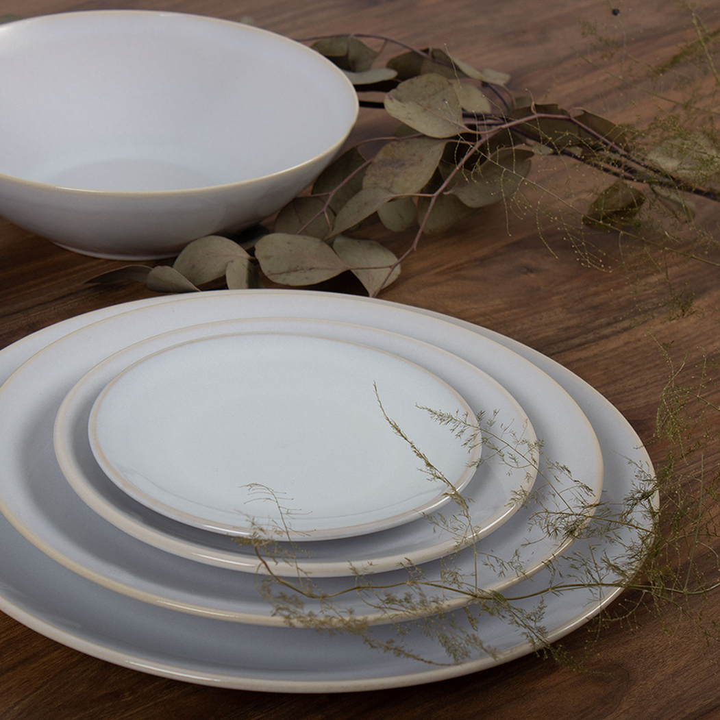 Pure Bread Plate 17cm, reinforced Stoneware - Servotel - 5602737099507