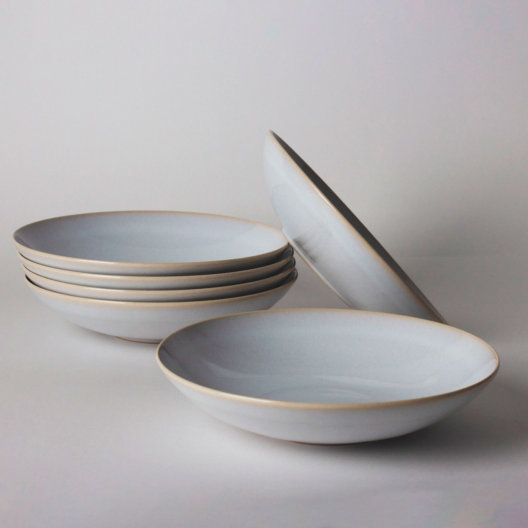 Pure Pasta Plate 22cm, reinforced Stoneware - Servotel - 5602737099514