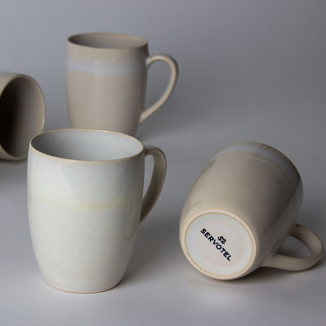 Pure Mug 320ml, reinforced Stoneware - Servotel - 5602737099606