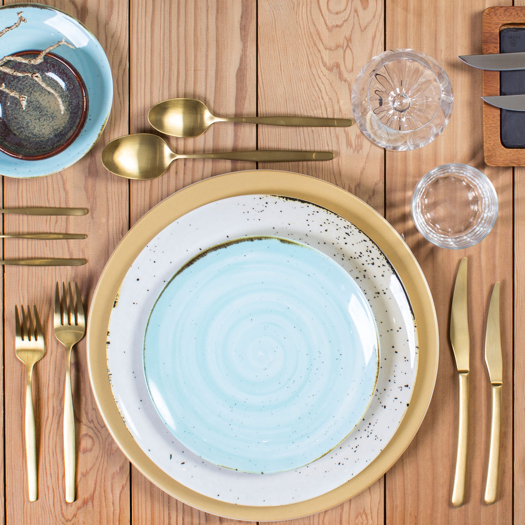 Bali Titanium, 16 Piece Cutlery Set, Stainless Steel, Matte Finish - Servotel - 5602737108230