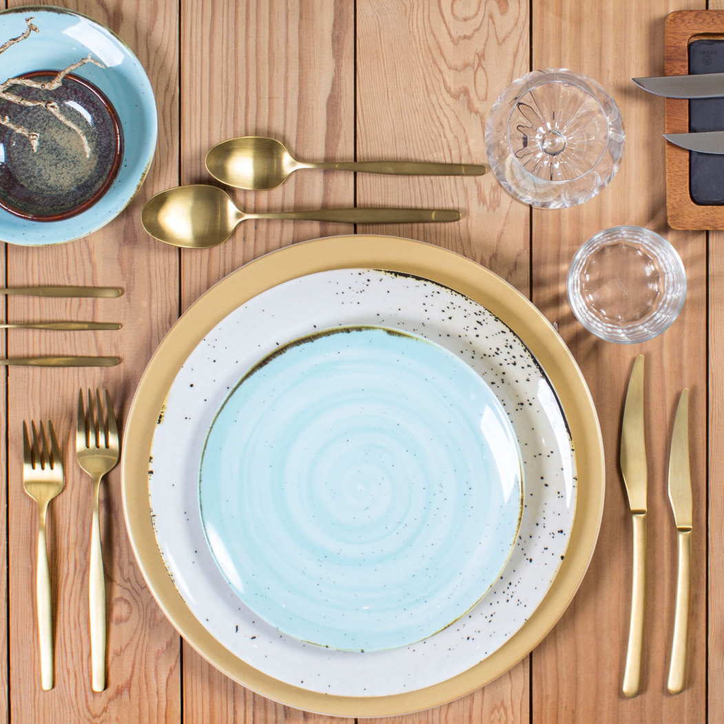 Bali Titanium, 84 Piece Cutlery Set, Stainless Steel, Matte Finish - Servotel - 5602737108261