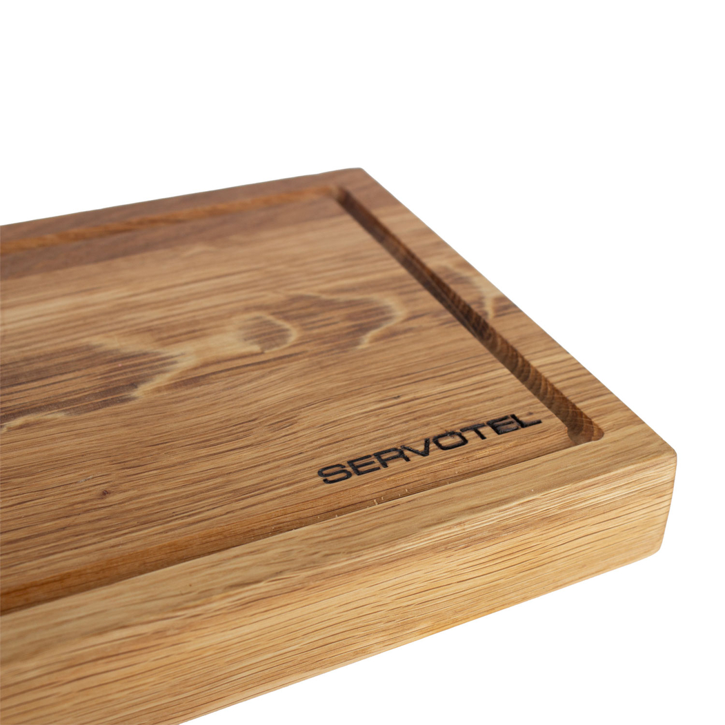 Oak cutting/serving board 31x19x3.5cm - Servotel - 5602737093659