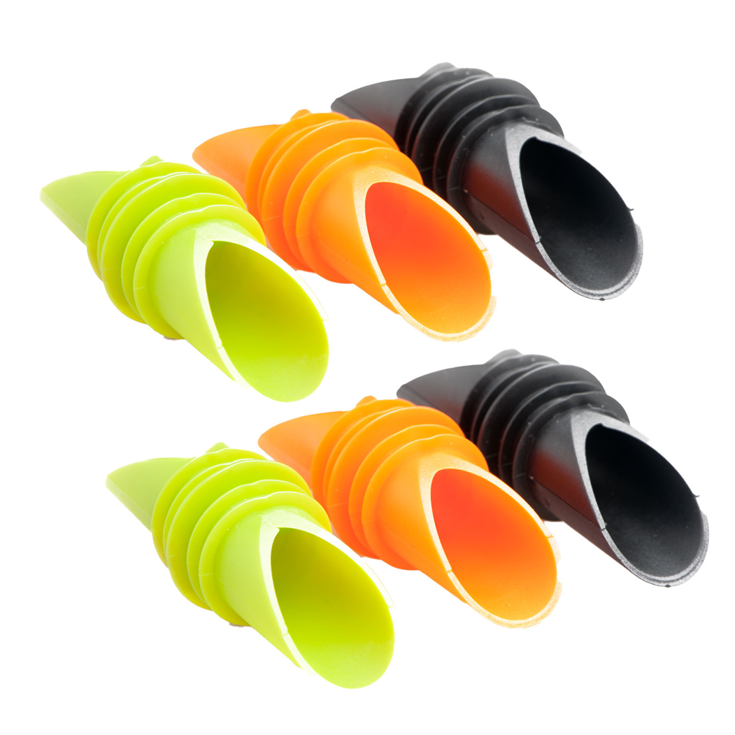Wine Pourer & Stopper, Pack of 6 - Koala - 8436040963968