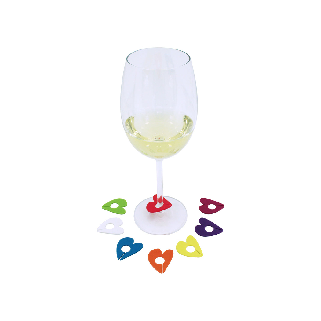 8 marcadores de silicone Love para copos - Koala - 8436040962855
