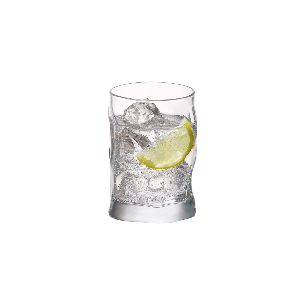 6 Copos Sorgente 300 ml design ondulado - Bormioli Rocco - 5602737106793
