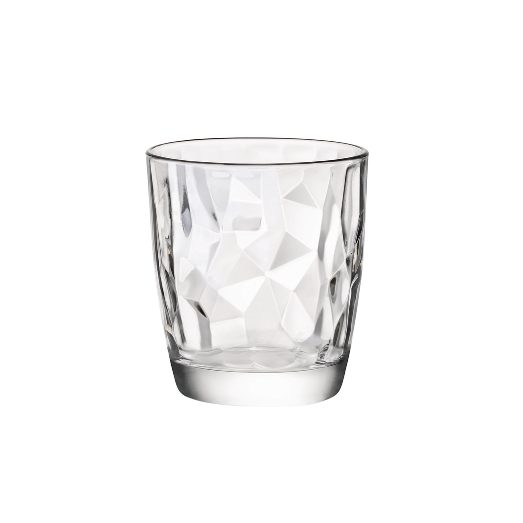 Set of 3 Diamond Clear Glasses 390 ml - Bormioli Rocco - 8004360065350