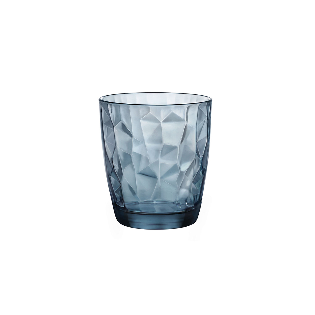 Set of 3 Diamond Blue Glasses 300 ml - Bormioli Rocco - 8004360065046