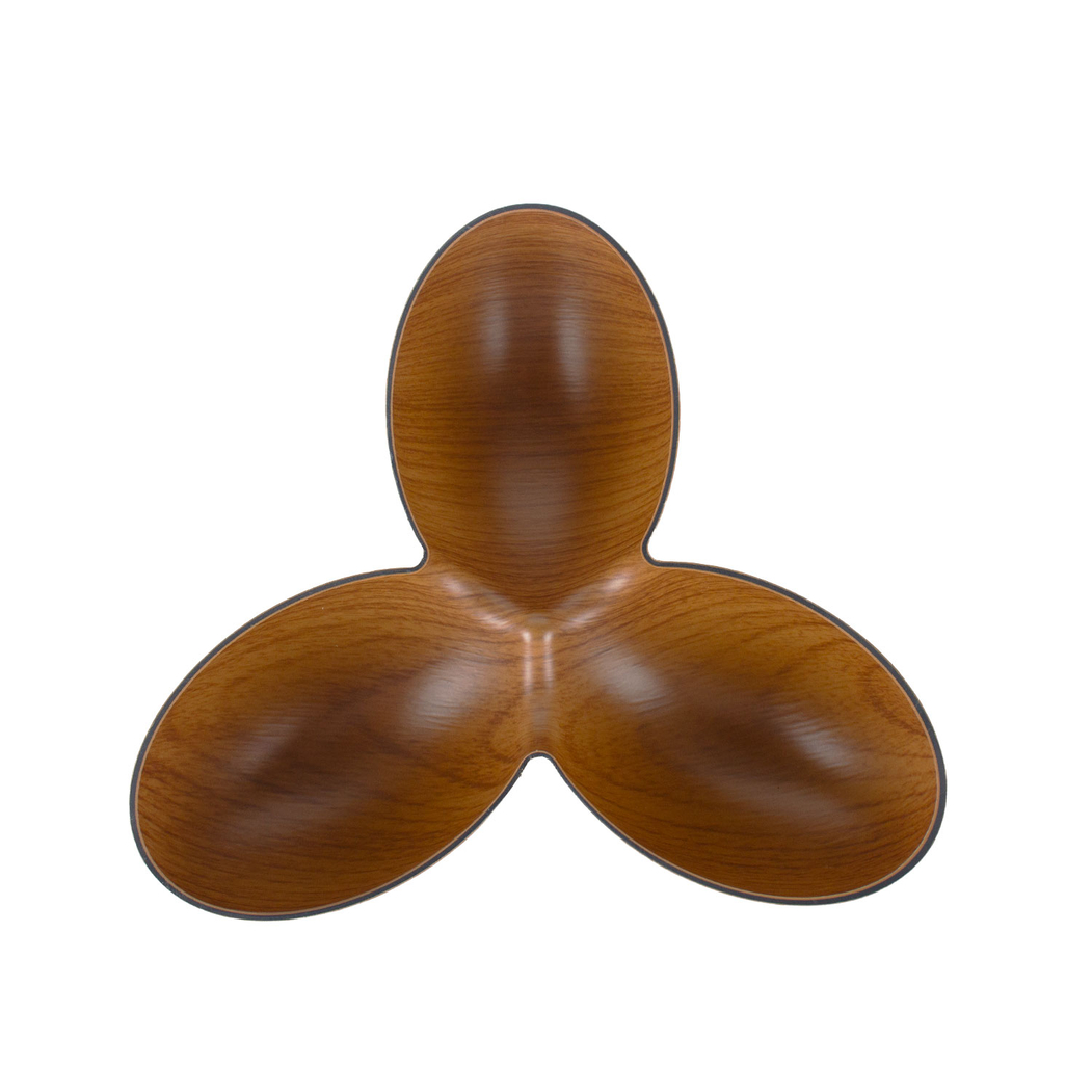 3 Compartments Bowl, Wood - APS - 8002337110447